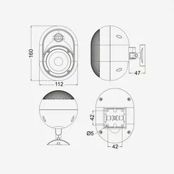 AUDIOPHONY JAVA315B трансляционная АС, 100Вт, динамик 5 дюймов