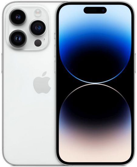 Apple iPhone 14 Pro, 256 ГБ Dual SIM, серебристый