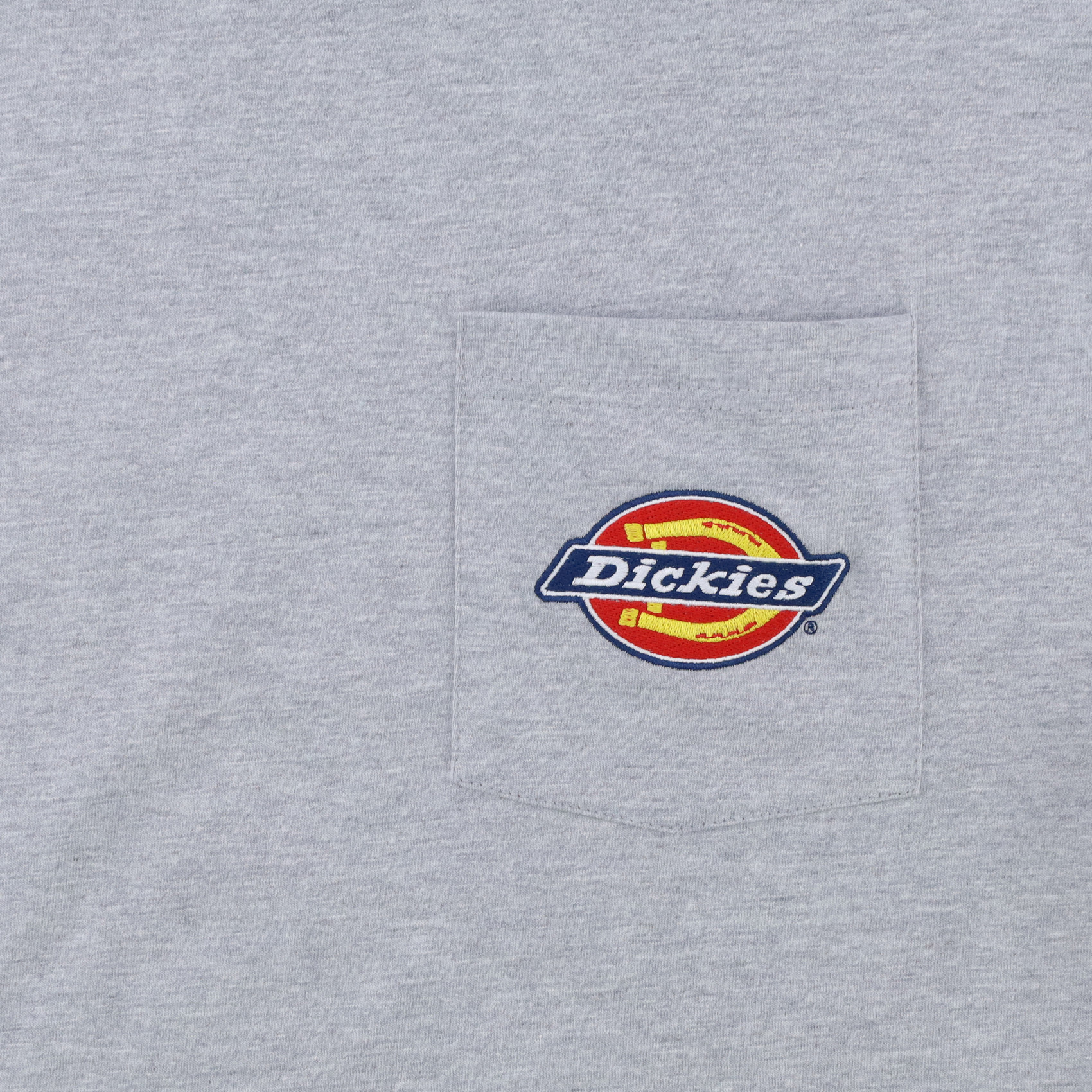 Футболка Dickies Chest Logo Pocket T-Shirt (heather gray) артикул: - купить в магазине Дайс