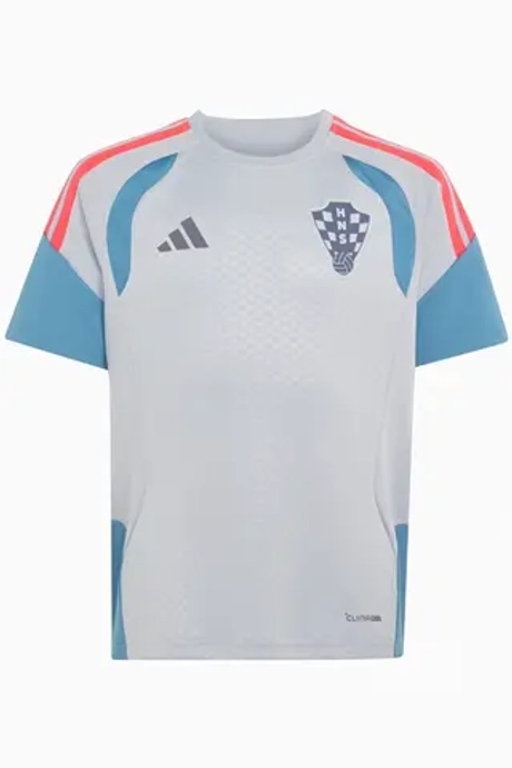 Футболка adidas Croatia 2026 Tiro Training Junior - серый
