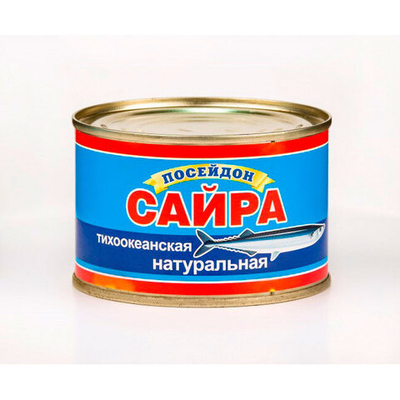 Сайра Посейдон тихоокеанская 230 г