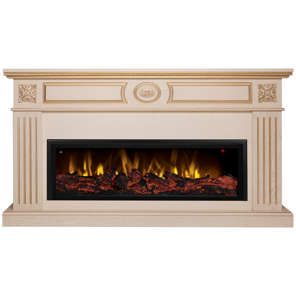 Каминокомплект Real Flame Siena 42/BV WT с очагом Beverly 1000 (без обогрева)