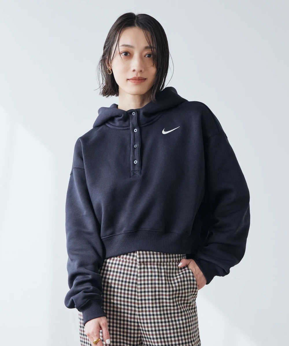 IF0259-010 Phoenix Fleece Cropped Hoodie Black