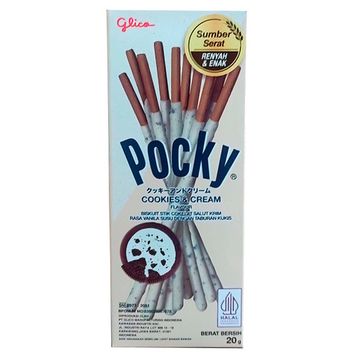 Покки соломка в шоколадной глазури Cookies&Cream, 20 г. (Индонезия)