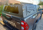 Алюминиевый трёхдверный кунг для пикапа Toyota Hilux Revo 2015+