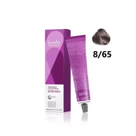 Londa Color стойкая крем-краска, 8/65 холодный розовый, 60мл