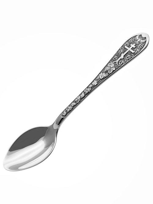 Ложка из серебра/Чернение