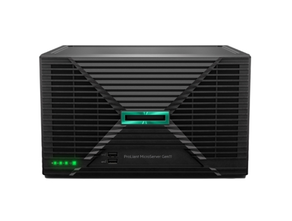 Сервер HPE ProLiant MicroServer Gen11 E‑2434 4‑core 1P 16GB‑U VROC 4LFF‑NHP 1TB 180W External PS Server