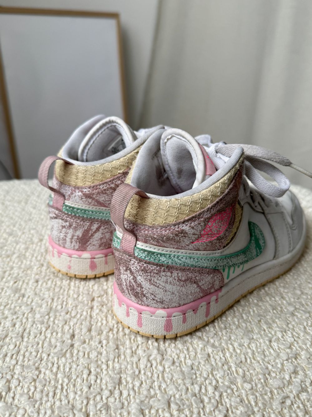 Кожаные кроссовки Nike, 34