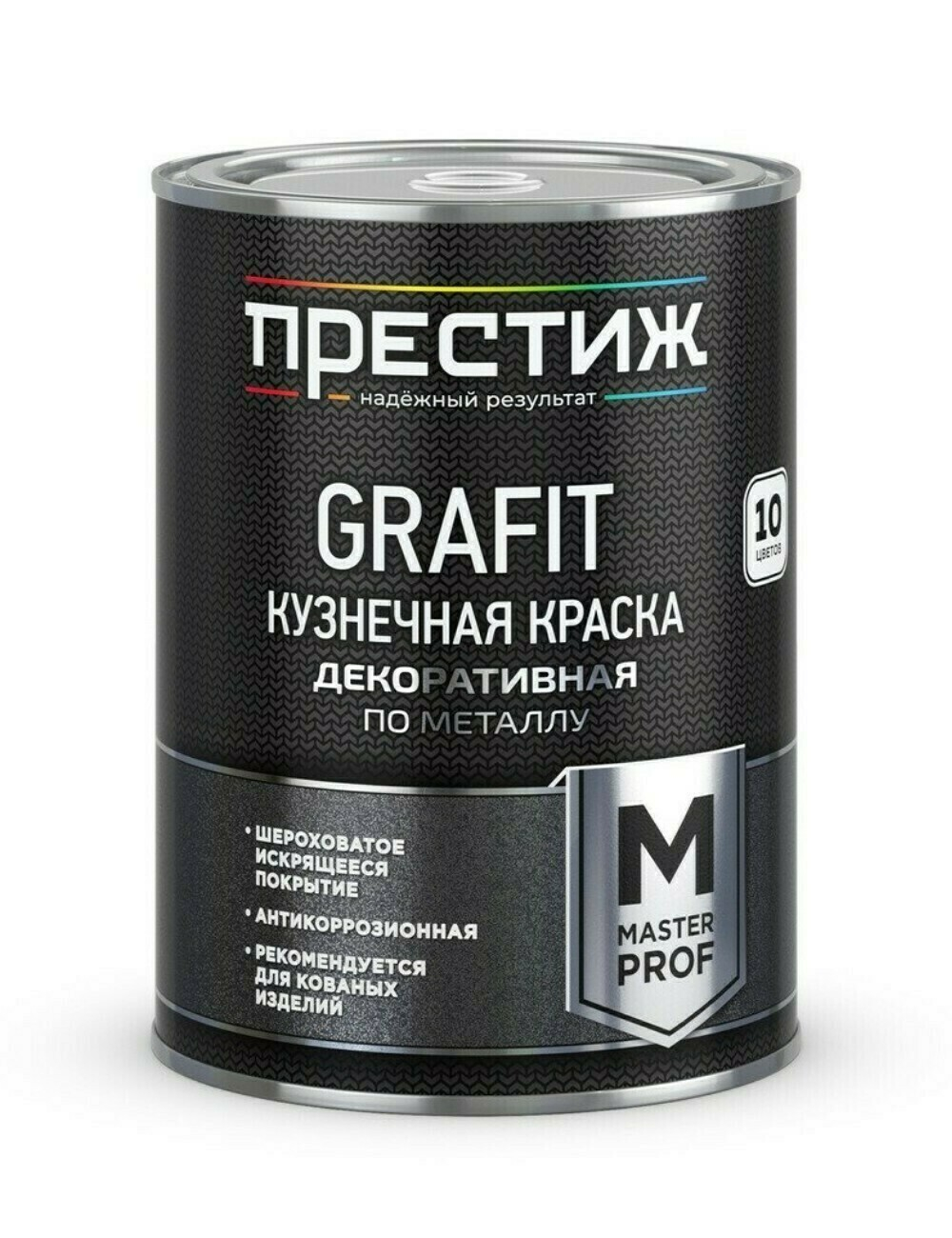 Краска кузнечная с эффектом Grafit зеленая 0,9 кг