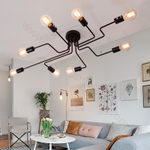 Ceiling design lamp Spider  (6 lampshades)