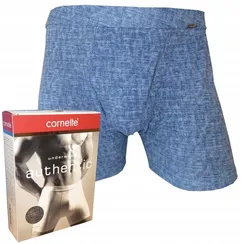 Трусы мужские боксеры Cornette Authentic Perfect, Blue Print