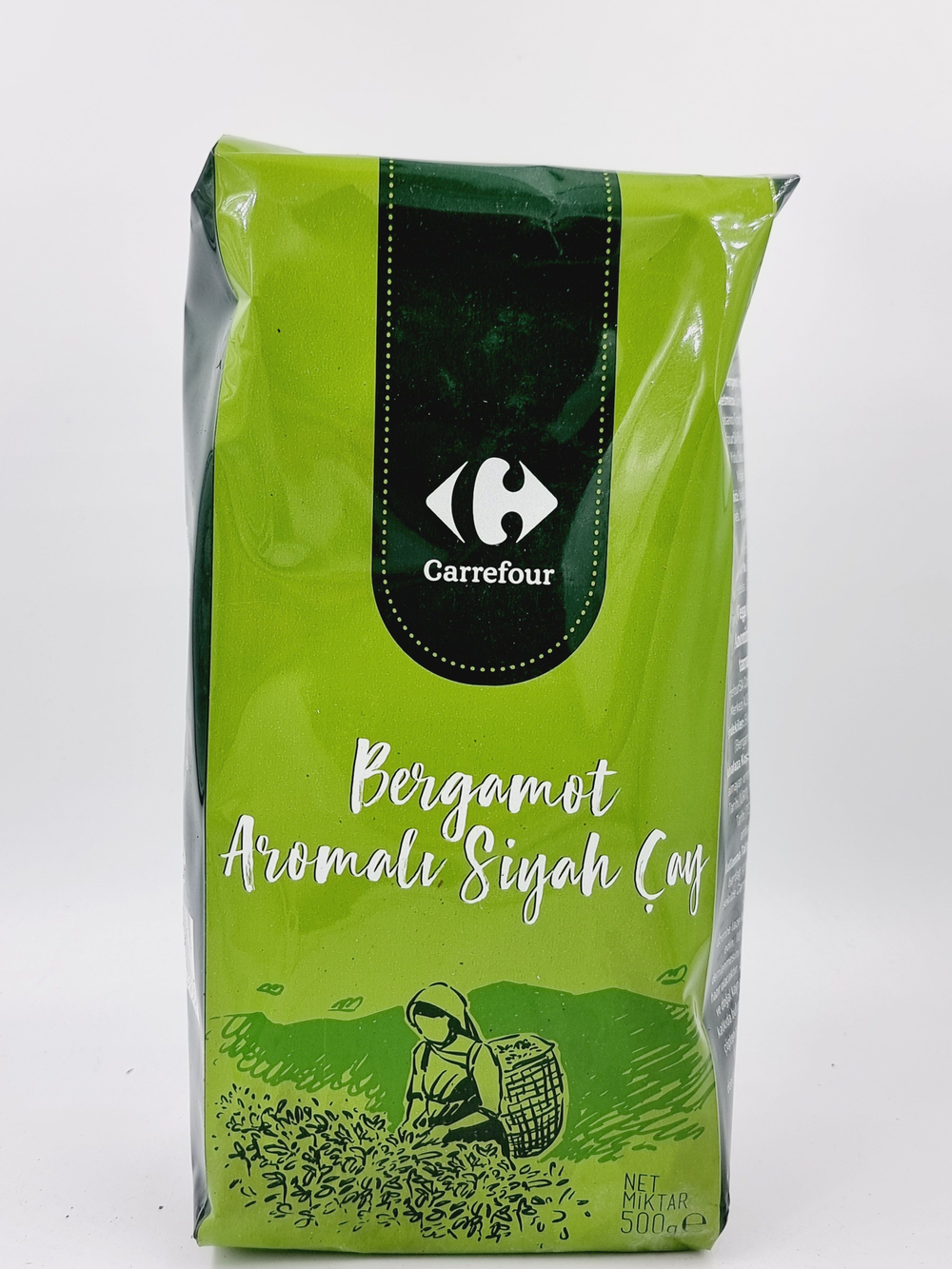 Carrefour Bergamot чай черный листовой со вкусом бергамота 500 г (Турция)
