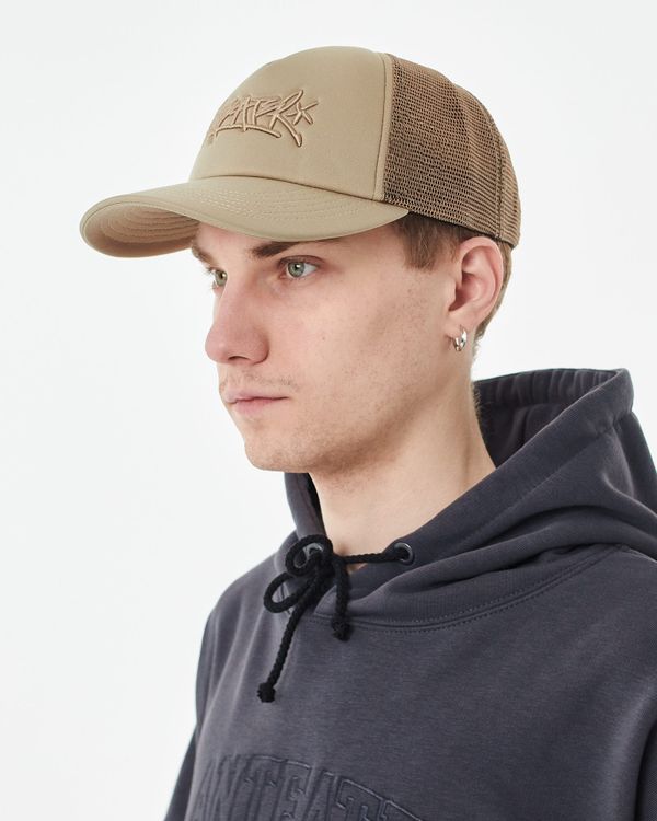 Кепка Trucker бежевая - фото 3