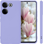 Мягкий Soft Touch чехол из силикона для TECNO CAMON 20 / 20 PRO 4G с бархатной подкладкой