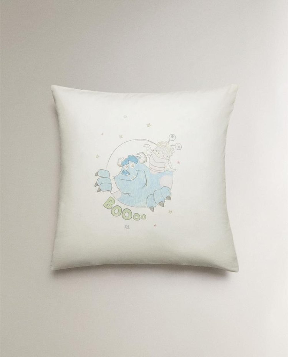 ZARA HOME ДЕТСКАЯ ДВУСТОРОННЯЯ НАВОЛОЧКА «КОРПОРАЦИЯ МОНСТРОВ» ©DISNEY/PIXAR, РАЗНОЦВЕТНЫЙ