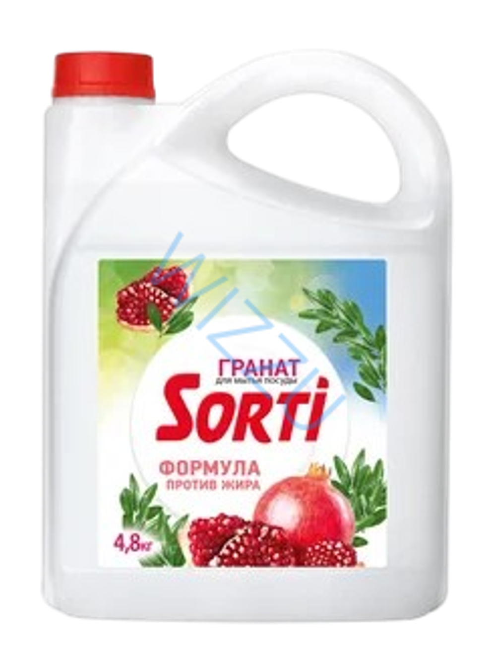 Средство для мытья посуды Sorti 4800мл гранат