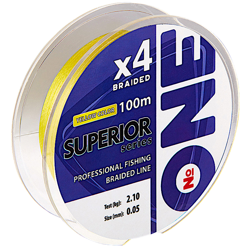 Шнур IAM №One Superior x4 100м Yellow -