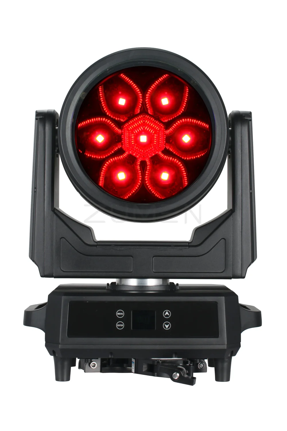 Wash B-EYE MW760-IP — вращающаяся голова 7×60 Вт с RGB-подсветкой и зумом 4°–60° IP65