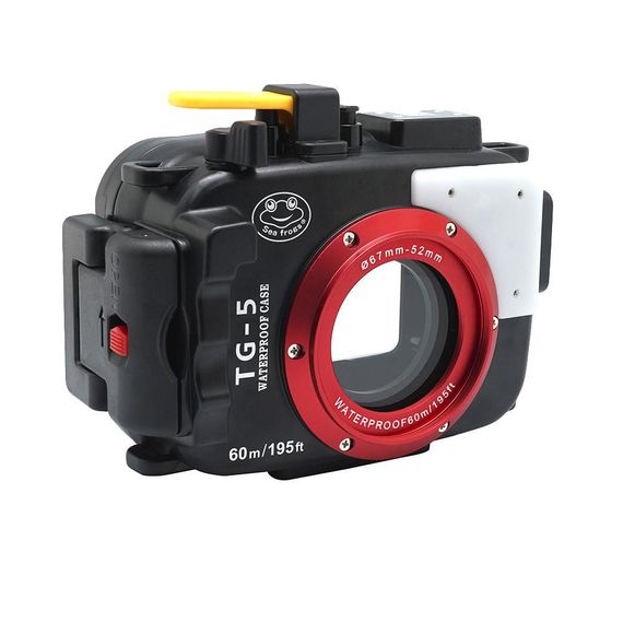 Подводный бокс Sea Frogs для Olympus Tough TG-5/TG-6 черный