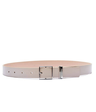 Кожаный ремень Calvin Klein - бежевый(K60K612866)