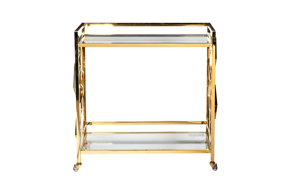 Стол-тележка сервировочная Garda Decor GY-CRT8164GOLD