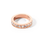 Кольцо Coeur de Lion Crystal-Rose gold 17.2 мм 0131/40-1822 54 размер 17,2
