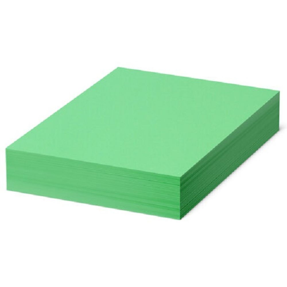 Бумага цветная А4, 80г/м2, Brauberg, 500л, зеленая интенсив