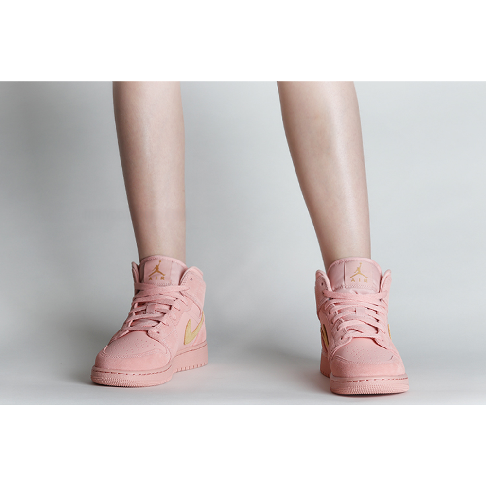 Air Jordan 1 Mid SE 'Coral Stardust'GS