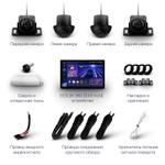 Магнитола для Nissan March K13 2010-2013 - Teyes CC3-2K-360 монитор 13" 2K QLED на Android 10, Быстрая, CarPlay, 4G SIM-слот, 4 камеры в комплекте
