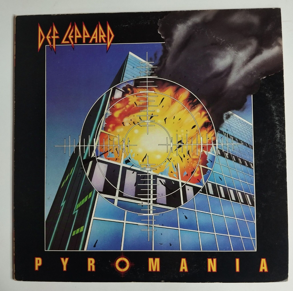 Винтажная виниловая пластинка LP Def Leppard Pyromania (Japan 1983) (No Obi) EX