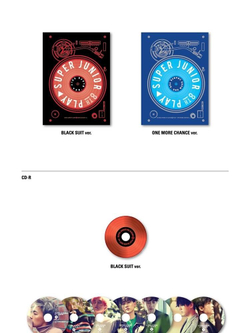 Альбом Super Junior - Play 8th Album 2 Version SET