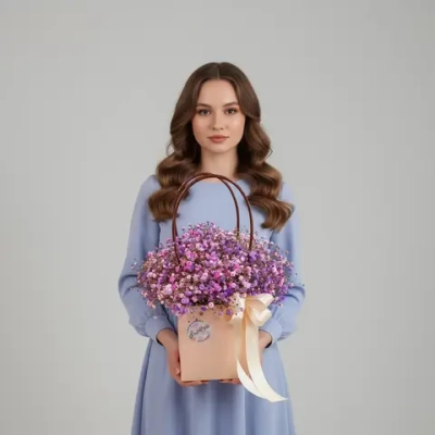 Букет в сумочке