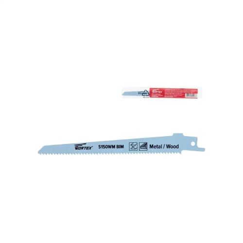 Пилка сабельная по дереву с гвоздями S225WM(1 шт) WORTEX SSB2210B0018