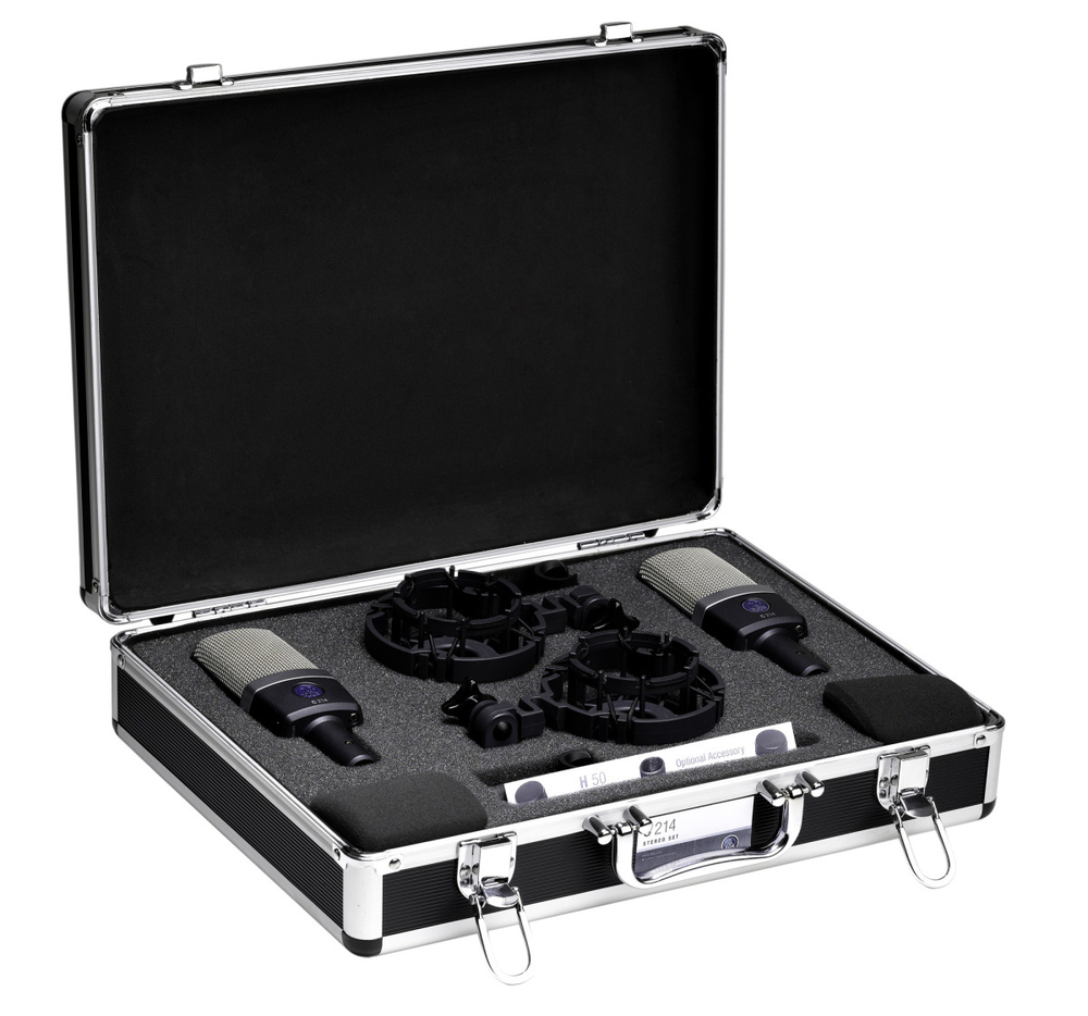 AKG C214ST стерео пара отобраных микрофонов C214 с максимально схожими характеристиками