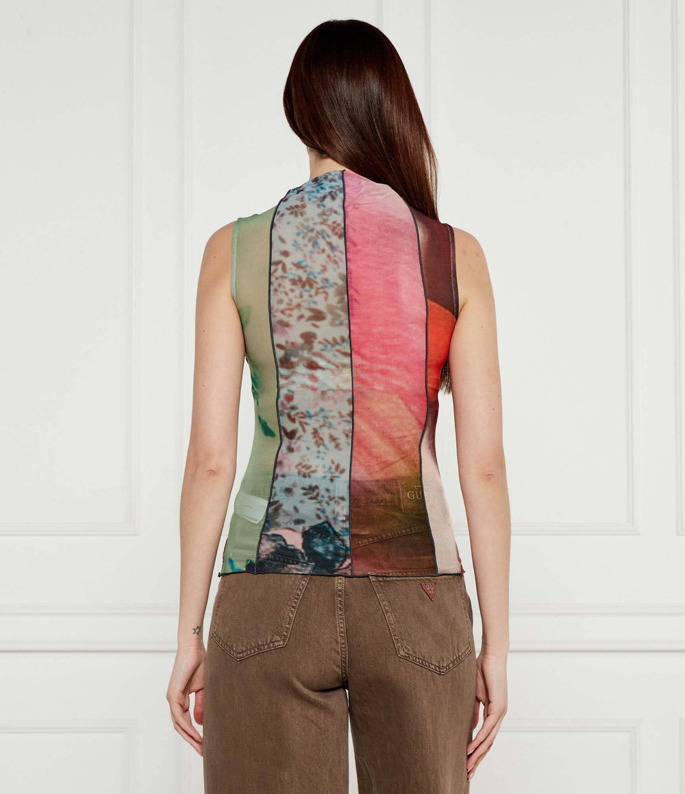 Топ ST. JOHNS Desigual - зеленый(25SWTK87)