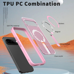 Прозрачный чехол Mesh Pro Magnetic Case для Google Pixel 11 Pro XL