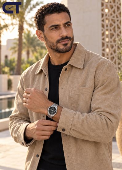 CASIO MTP-E510D-1A1 CASIO Collection мужские наручные часы — чёрный циферблат, хронограф 1/10 секунды и стальной браслет
