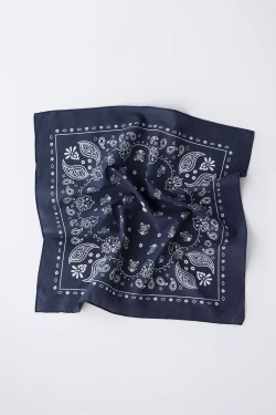 ZARA БАНДАНА КОВБОЙ, СИНИЙ