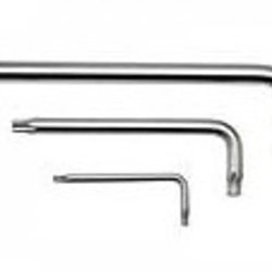 Ключ Г-образный TORX экстра длинный T10H с отверстием RockForce##Rock FORCE RF-76710XL