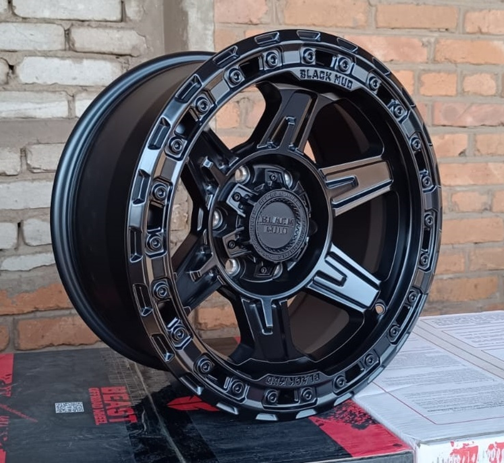 Диск колесный литой BLACK MUD M590 R17 8,5 ET0 Matte Black