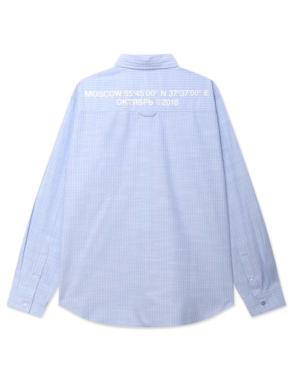Мужская Рубашка Stripe Oxford