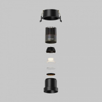 Встраиваемый светильник Maytoni  DL116-10W-3K-B