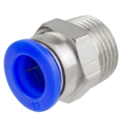 Фитинг для пластиковых трубок 12мм с наружной резьбой 1/2'' RockForce##Rock FORCE RF-SPC12-04
