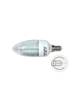 Светодиодная LED лампа C35 5W E14 тёпл 10шт