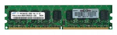 Оперативная память HP 1GB DL320 G4 2Rx8 PC2-4200E Unbuffered ECC 398448-001