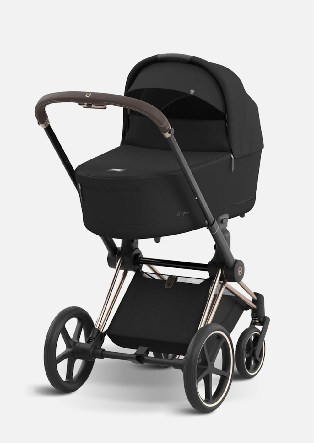 Cybex Детская коляска Priam IV Rosegold 2 в 1 цвет Sepia Black