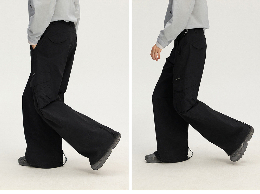 WMNS Штаны Nothomme Monterest Wide-Leg Cargo черный