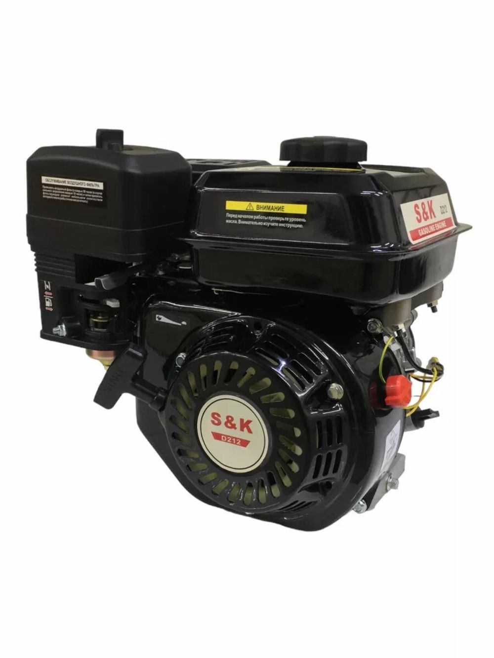 Двигатель бензиновый S&K D 212 ( 19 вал, метал) 23DV19