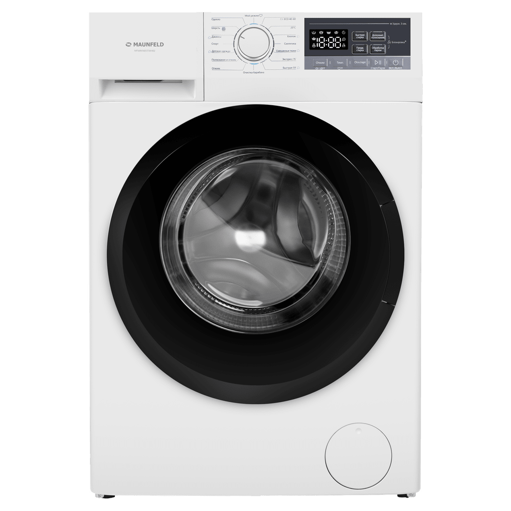 Стиральная машина c инвертором и паром MAUNFELD MFWM148STWH02